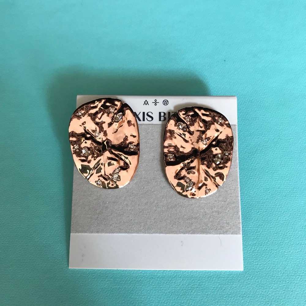 Alexis Bittar Encrusted Rocky Disc Clips, NWT